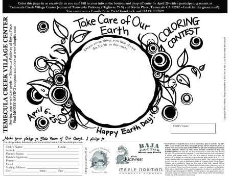 earth day coloring. has an Earth Day Coloring